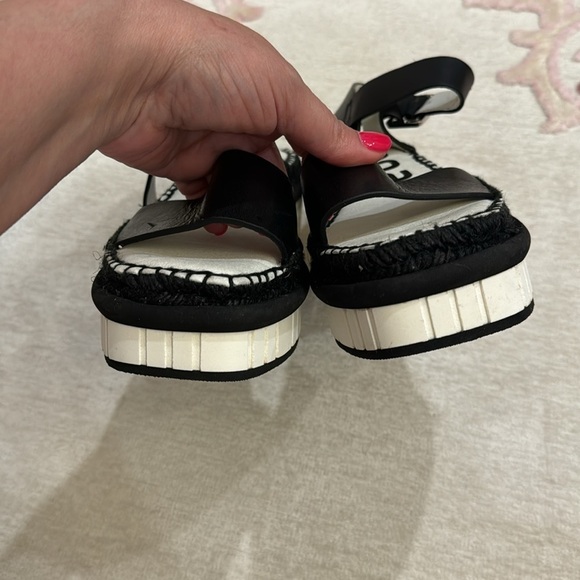 NWOT KANNA CIBELE SANDAL IN BLACK 8 ( 38) - Picture 14 of 17
